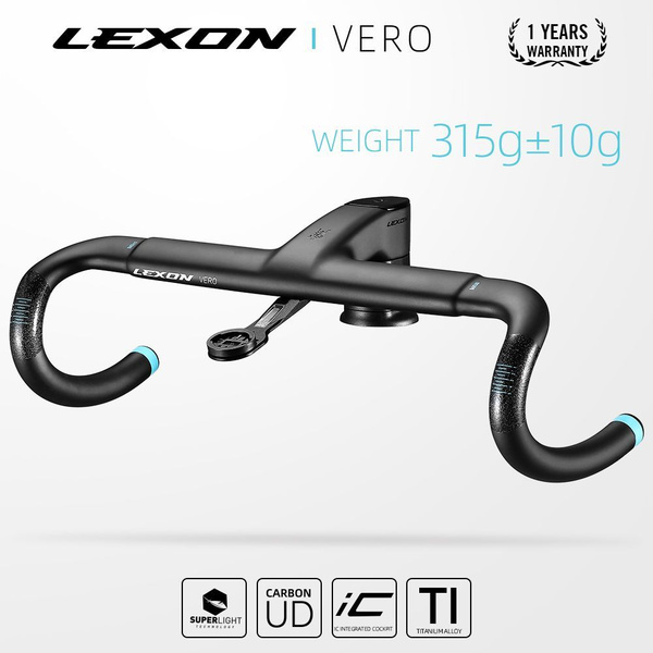 Интегрированный карбоновый руль шоссейного велосипеда 1-1/8 дюйма ...