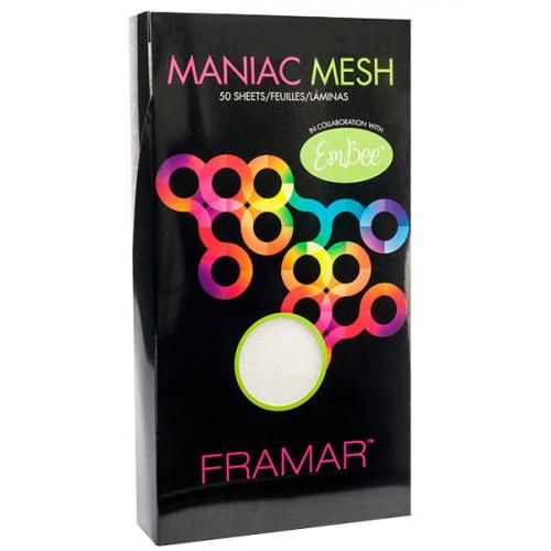 Меш-пластины многоразовые Framar для окрашивания прядей, 50 шт купить ...