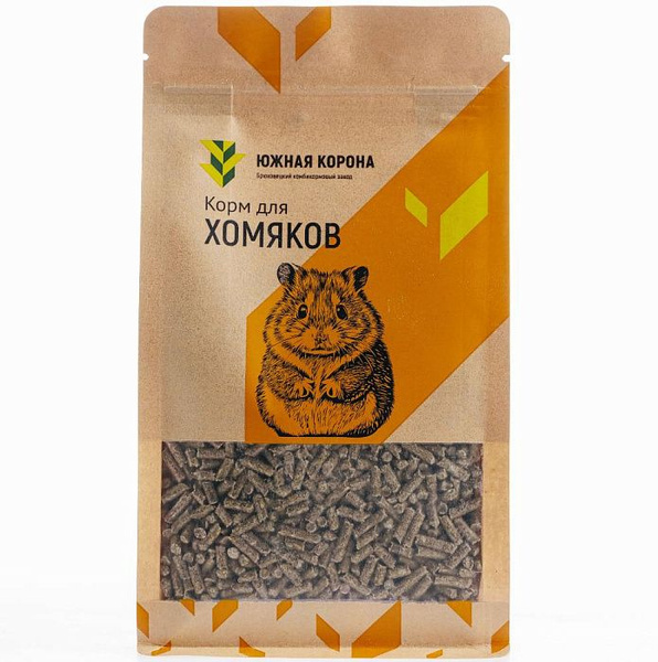 Корм (комбикорм) для хомяков Южная Корона, 400г - купить с доставкой по ...