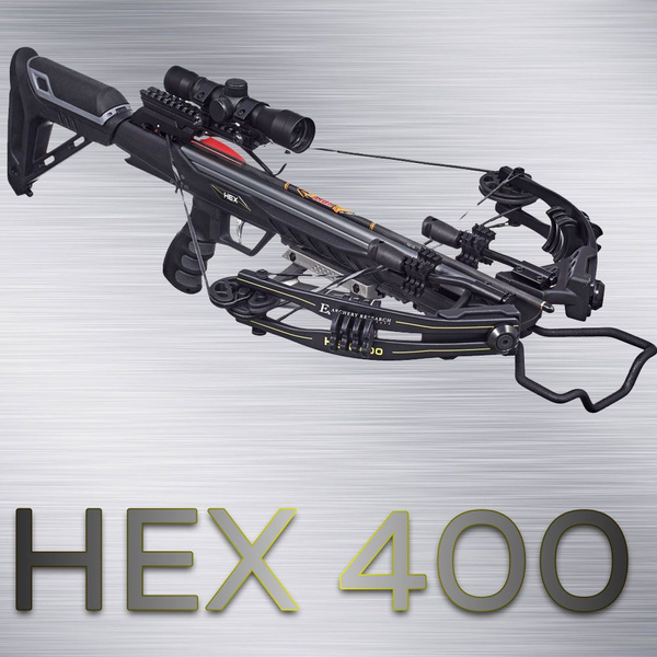 Арбалет Ek Archery HEX 400 (оптический прицел, 3 стрелы, кивер, ручной ...