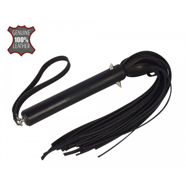 Плетка из натуральной кожи с шипами - купить с доставкой по выгодным ...