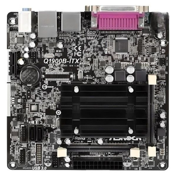 Материнская плата ASRock Q1900B-ITX_без PS_2_OEM купить по низкой цене ...