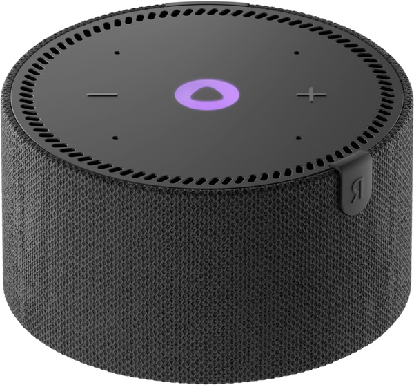 Умная колонка Яндекс Станция Мини без часов с Алисой, серый опал, 10Вт ...