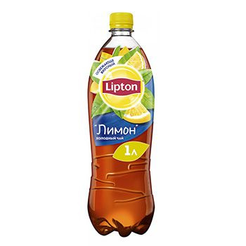 Холодный чай Lipton со вкусом лимон 1 л, Россия - купить с доставкой по ...