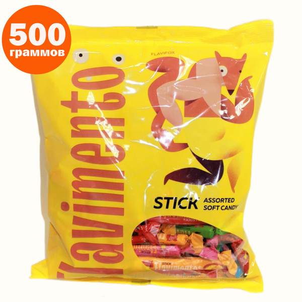 Жевательные палочки Flavimento STICK с фруктовым вкусом, ассорти 500г ...