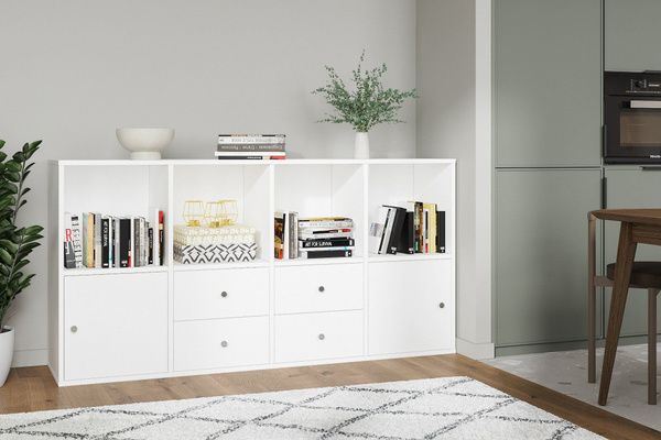 Комод Mebelland24 Комод-стеллаж Билли, 146.8x39x77 см - купить по ...