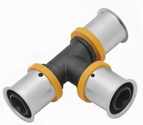 Тройник KAN-therm PPSU Press с пресс-кольцом переходной 32х25х32 ...