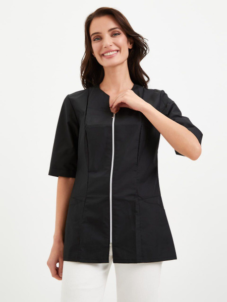 Рубашка куртка медицинская женская на молнии / Униформа, блуза .