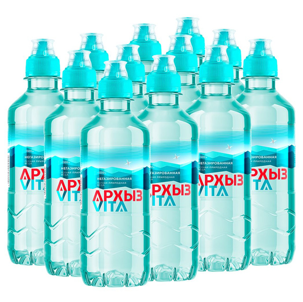 Вода минеральная Архыз Vita негазированная, спорт 0.33 л х 12 шт ...