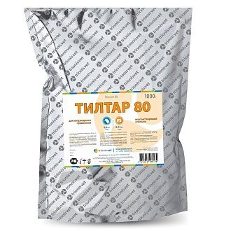 Тилтар 80 1кг (Тилозин 80%) - купить с доставкой по выгодным ценам в ...