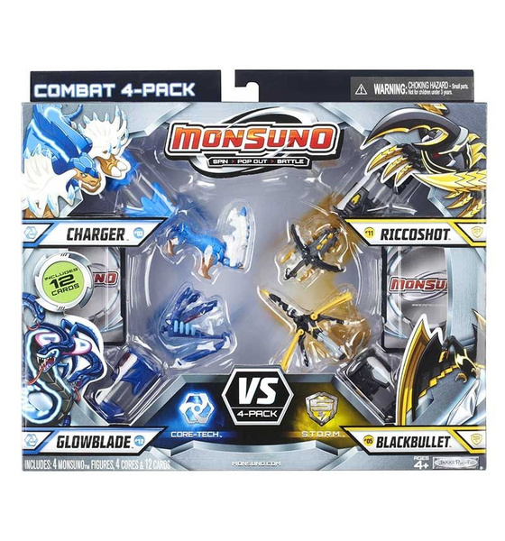 Monsuno 24974 Монсуно Боевой комплект для 4 игроков (Combat 4-Packs ...