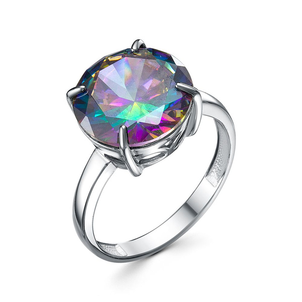 Кольцо с фианитами Swarovski(Сваровски) Мистик из серебра 925 - купить ...