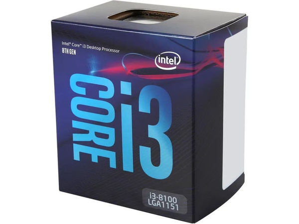 Процессор Intel Core i3-8100 Core i3 8-го поколения, BOX (без кулера ...