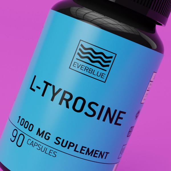 Добавка к пище "L-тирозин 1000" ("L-tyrosine 1000") от EVERBLUE ...