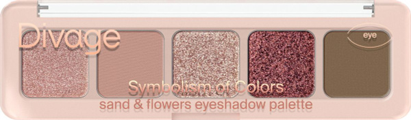 DIVAGE / Диваж Тени для век Palette Symbolism Of Colors тон Sand ...