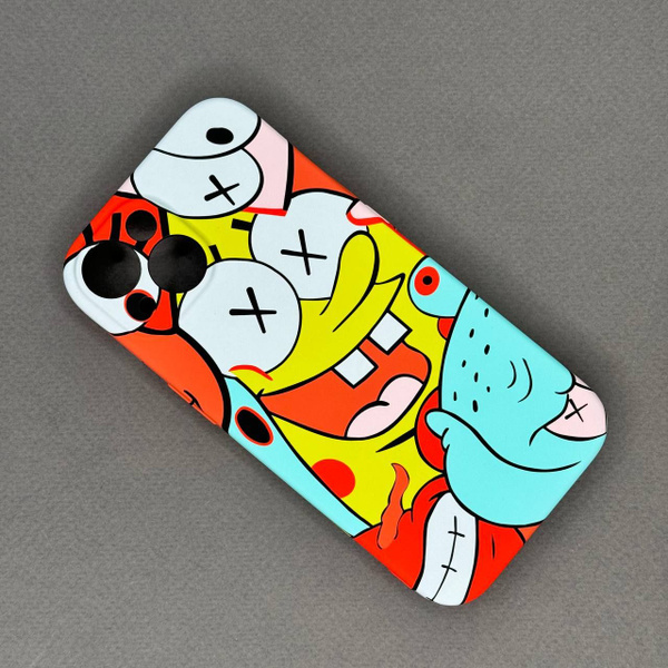 Чехол LUXO KAWS для iPhone 15 / №12 - купить с доставкой по выгодным ...