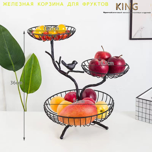 Фруктовница "Фруктовница", диаметр 25 см, 1 шт - купить с доставкой по ...