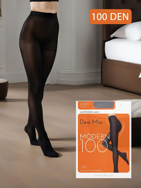 Колготки Dea Mia Modern Nero (черный), 100 den и выше, 1 шт - купить с ...
