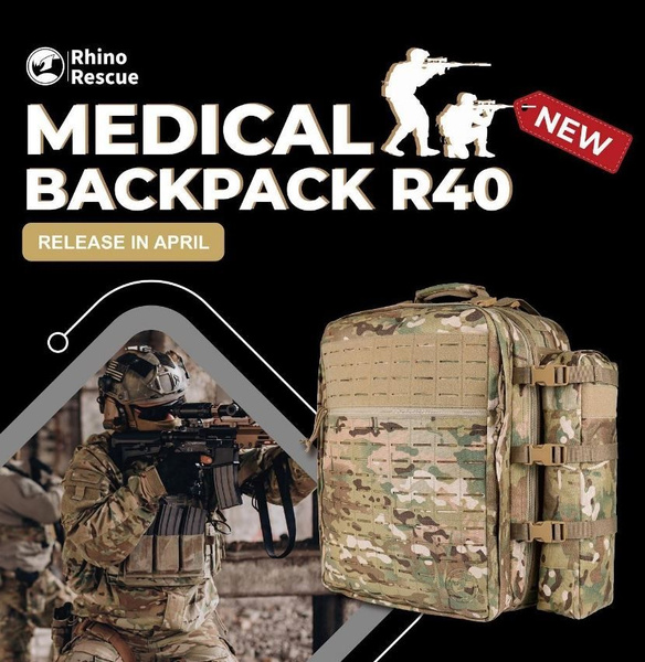RHINO RESCUE - БОЛЬШОЙ медицинский рюкзак 40L / МУЛЬТИКАМ - купить с ...