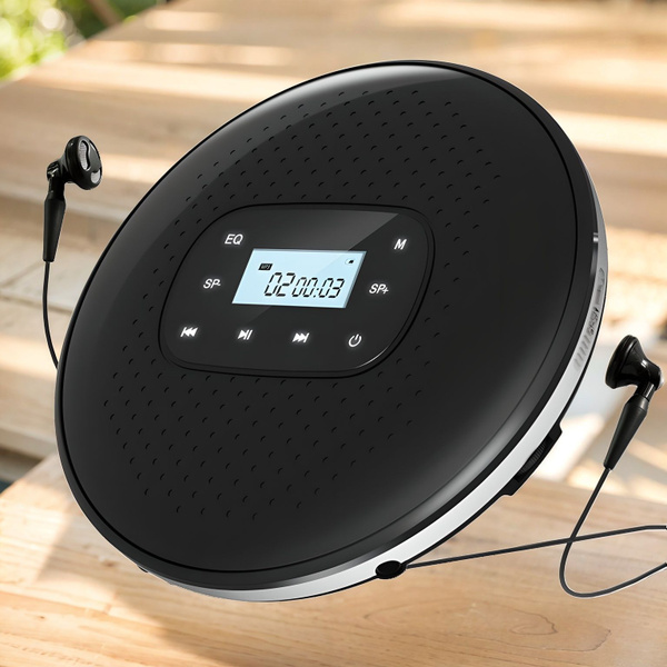 Портативный cd-плеер walkman smart cd-плеер с сенсорным экраном черное ...