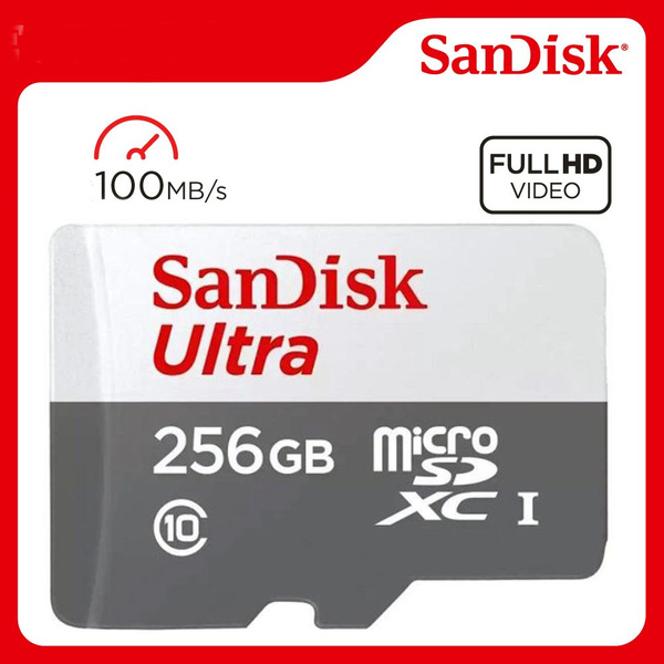 Карта памяти SanDisk Ultra microSDXC 256GB 100MB/s Class 10 UHS-I ...
