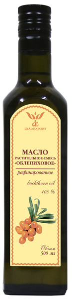 Растительное облепиховое масло рафинированное 500 мл. Dial-Export ...