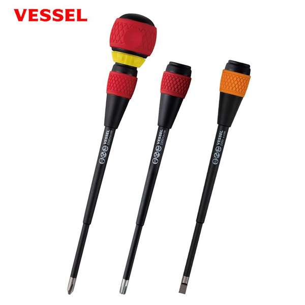 Характеристики VESSEL Отвертка с храповым механизмом,с шариковой ...