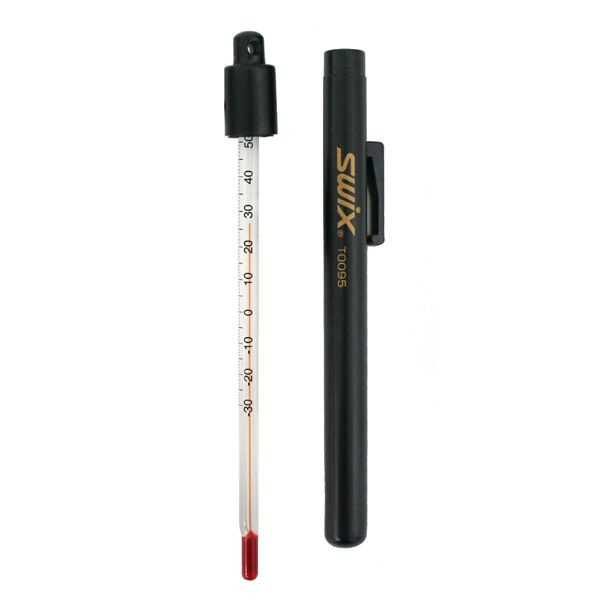 Термометр спиртовой SWIX RACING THERMOMETER T0095 для снега, в футляре ...