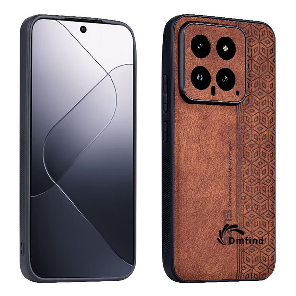 для Xiaomi 14 (Сяоми 14, Ксиаоми 14) Стильная и удобная кожа чехол ...