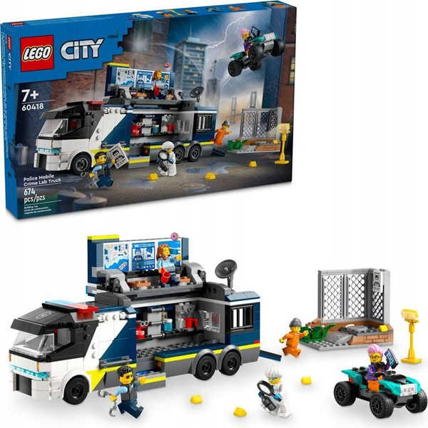 Конструктор LEGO City - Полицейский грузовик с криминальной ...