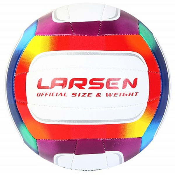 Мяч волейбольный Larsen Beach Volleyball, 5 размер, белый, красный ...