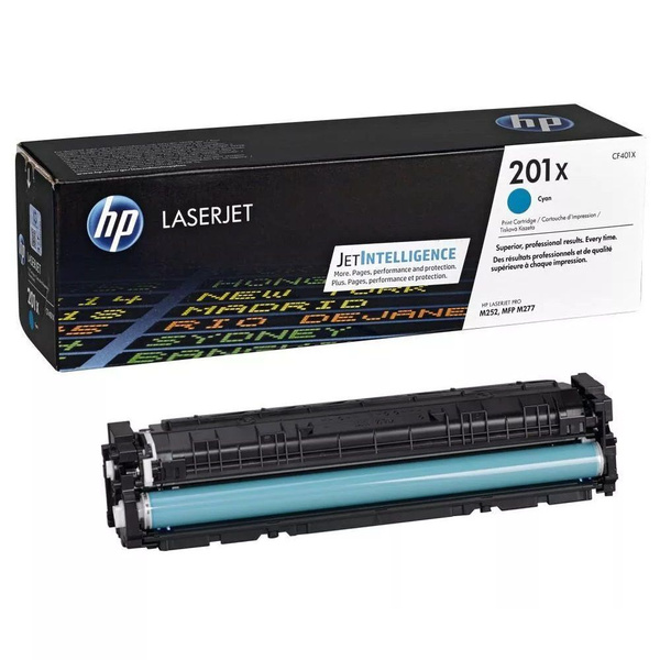 Расходник для печати HP Картридж CF401X, Голубой (cyan), для лазерного ...