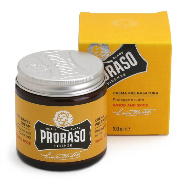 proraso крем до бритья wood and spice 100 мл - купить с доставкой по ...
