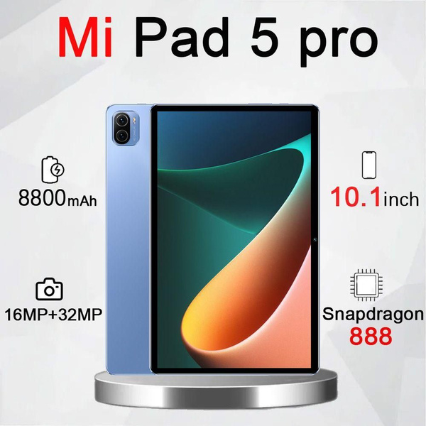 Купить планшет Pad 5 pro Android 13，Snapdragon 888，8800 мАч, русское ...