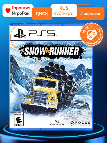 Игра Snowrunner_PlayStation 5_Blu-ray (PlayStation 5, Русская версия ...