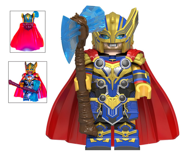 Минифигурка Тор / Thor совместима с конструкторами лего (4.5см, пакет ...