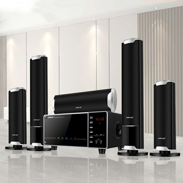 QISHENG 5.1 Аудиосистема домашнего кинотеатра, 1000W Домашний Bluetooth ...