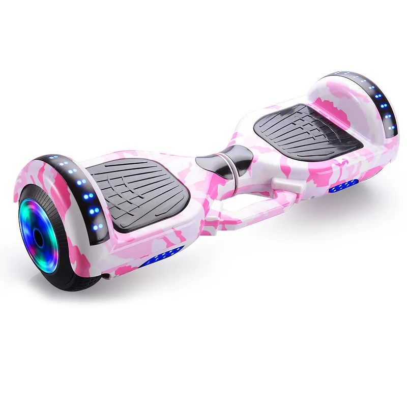 Гироскутер, диаметр: 7 (дюймы), белый, розовый