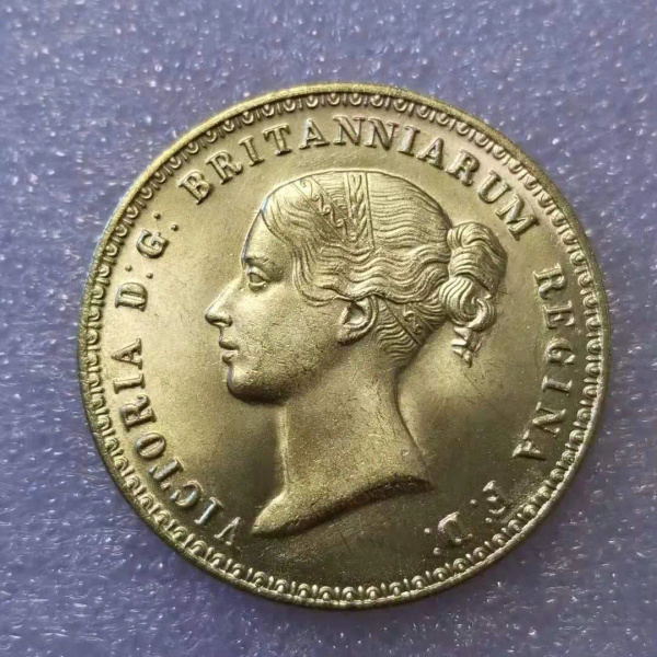 Антикварная памятная монета Лев 1839 года королевы Виктории - купить в ...