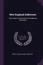 New England Addresses. The Puritan in the South and Intellectual Patriotism - Lucian Lamar Knight