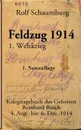 Feldzug 1914 - Rolf Schaumburg