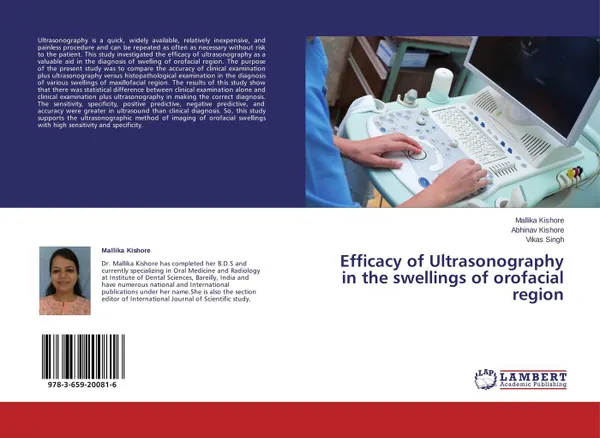 Обложка книги Efficacy of Ultrasonography in the swellings of orofacial region, Mallika Kishore,Abhinav Kishore and Vikas Singh