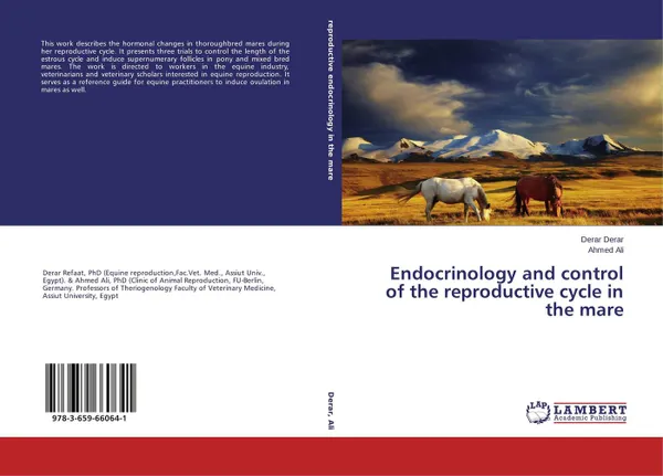 Обложка книги Endocrinology and control of the reproductive cycle in the mare, Derar Derar and Ahmed Ali