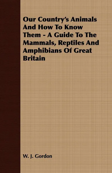 Обложка книги Our Country's Animals And How To Know Them - A Guide To The Mammals, Reptiles And Amphibians Of Great Britain, W. J. Gordon