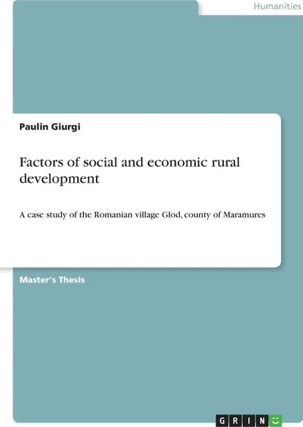 Обложка книги Factors of social and economic rural development, Paulin Giurgi