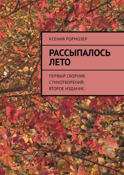 Обложка книги Рассыпалось лето, Ксения Рормозер