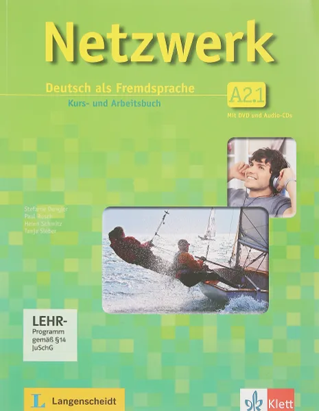 Обложка книги Kurs- und Arbeitsbuch, m. DVD u. 2 Audio-CDs, Stefanie Dengler, Paul Rusch, Helen Schmitz, Tanja Sieber