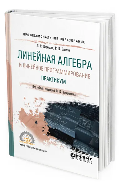 Обложка книги Линейная алгебра и линейное программирование. Практикум, Бирюкова Любовь Гавриловна