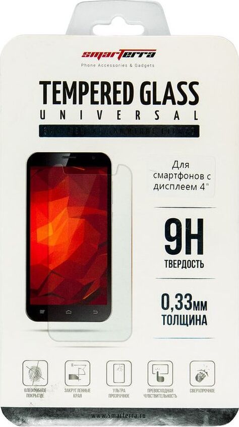 фото Защитное стекло SMARTERRA TEMPERED GLASS универсальное 4"