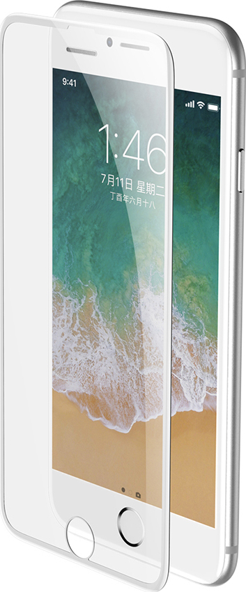 фото Защитное стекло Apple iPhone 7 Baseus Cellular Dust Prevention White 0.3mm